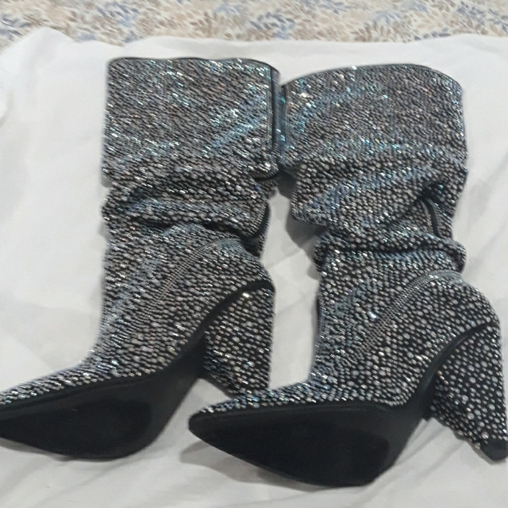 Rhinestone Boots